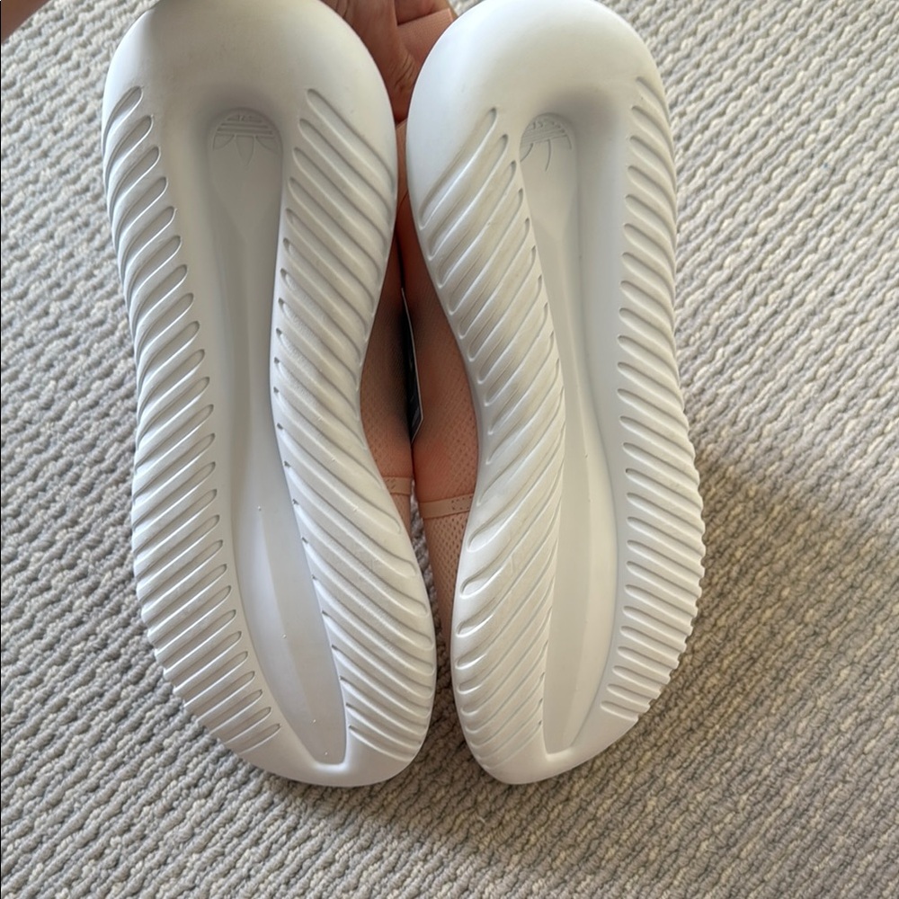 Adidas Pink Sneakers with Knit Upper and Rubber Soles - Picture 7 of 7